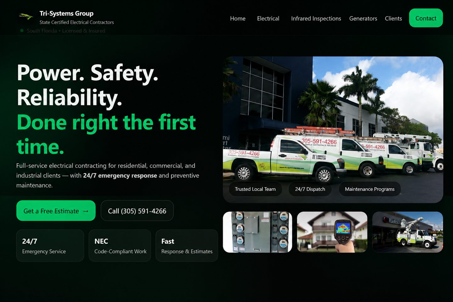 A polished website designed by Atlas